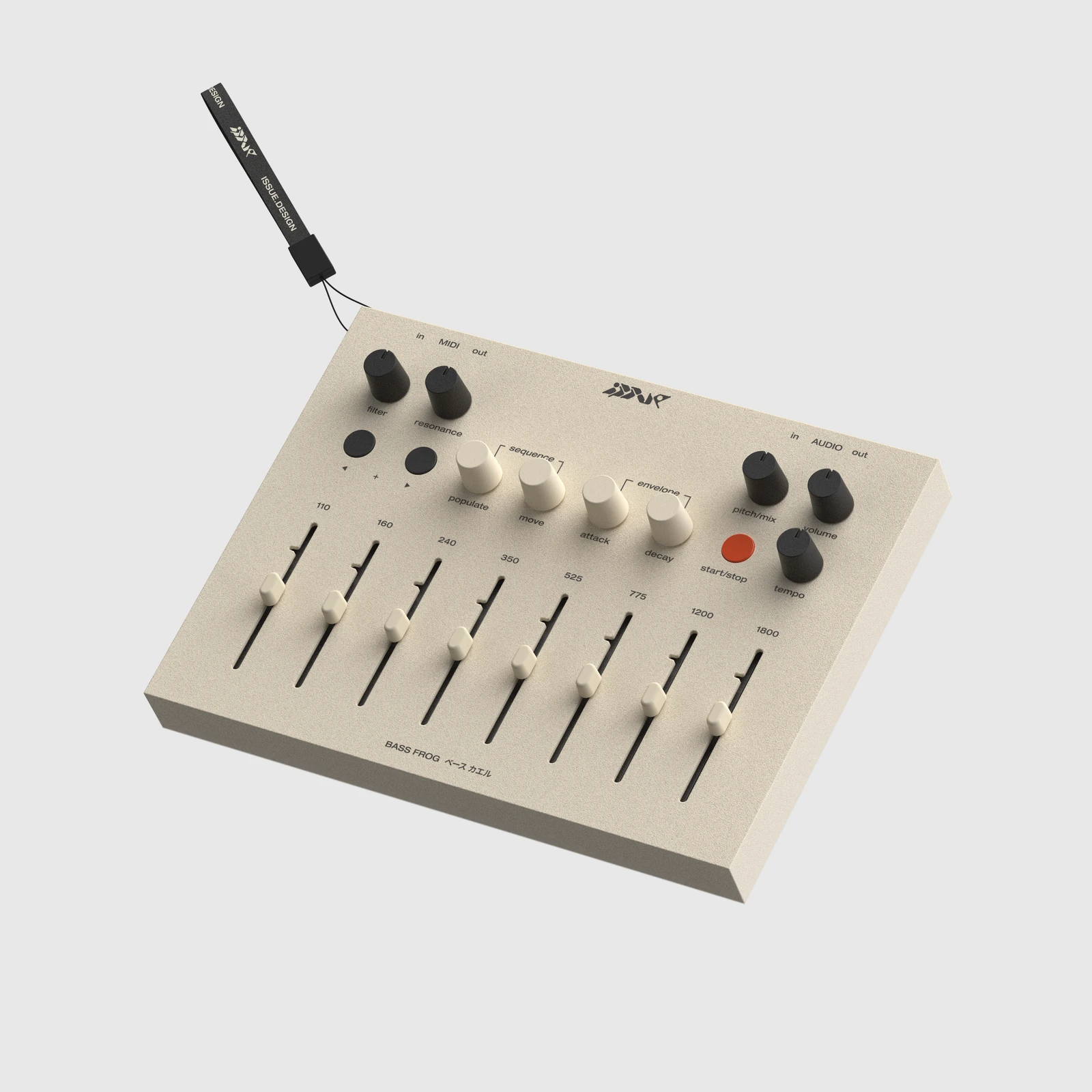 BASS FROG 8 electronic music instrument by Berlin studio ISSUE DESIGN